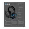 LOGITECH G432 - USB / 3.5mm - Game-Headset - 7.1 Surround - Μπλε