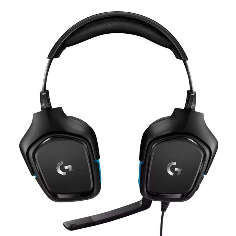 LOGITECH G432 - USB / 3.5mm - Game-Headset - 7.1 Surround - Μπλε