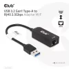 CLUB3D USB 3.2 Gen1 Type-A σε RJ45 2.5Gbps Αντάπτορας