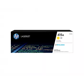 Γνήσιο τόνερ HP 415A Κίτρινο Original LaserJet, 2100 σελίδες, Κίτρινο, 1 τεμ.