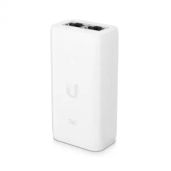 Ubiquiti U-POE-AF εγχυτής PoE, 802.3af, 48 V, 15 W, Gigabit Ethernet, λευκό