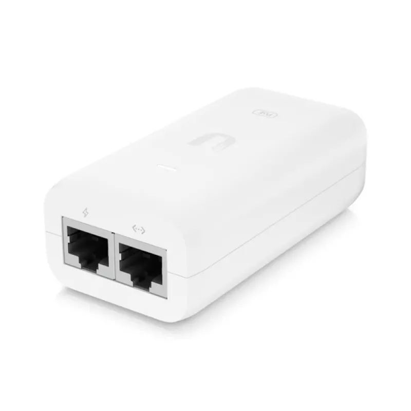 Ubiquiti U-POE-AF εγχυτής PoE, 802.3af, 48 V, 15 W, Gigabit Ethernet, λευκό