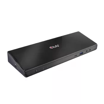 CLUB3D CSV-1562 είναι ένας καθολικός σταθμός φόρτισης USB3.2 Gen1 Type-C Triple 4K30Hz και πιστοποιημένος DisplayLink®. Ο καθολικός σταθμός φόρτισης