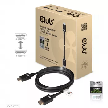 Καλώδιο CLUB3D Ultra-High-Speed-HDMI 4K120Hz, 8K60Hz 48Gbps M/M 3 m/ 9.84ft