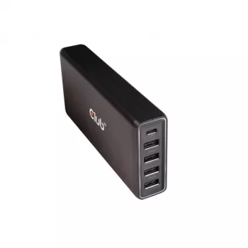 Φορτιστής CLUB3D USB Type A και C, 5 θύρες έως 111 W
