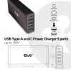 Φορτιστής CLUB3D USB Type A και C, 5 θύρες έως 111 W