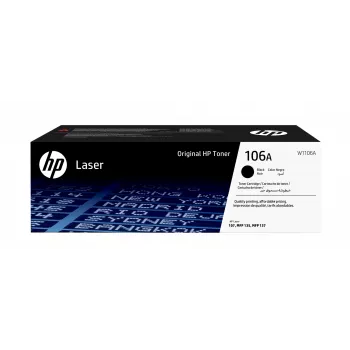 Γνήσιο τόνερ HP 106A Original Laser Μαύρο, 1000 σελίδες, Μαύρο, 1 τεμ.