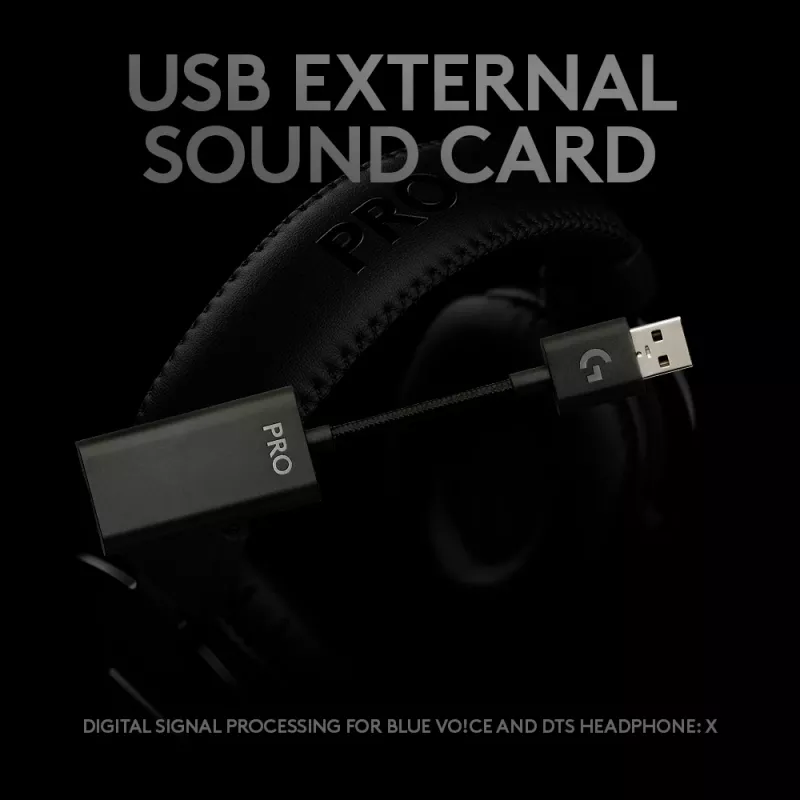 LOGITECH G Pro X Gaming-Headset - 3,5 mm - Μαύρο