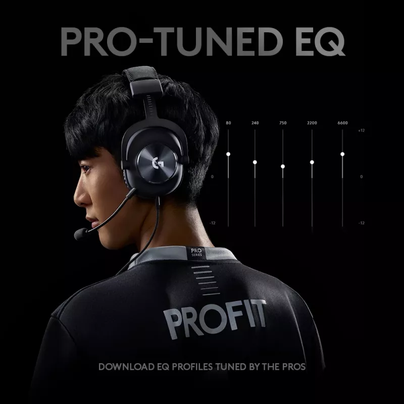 LOGITECH G Pro X Gaming-Headset - 3,5 mm - Μαύρο