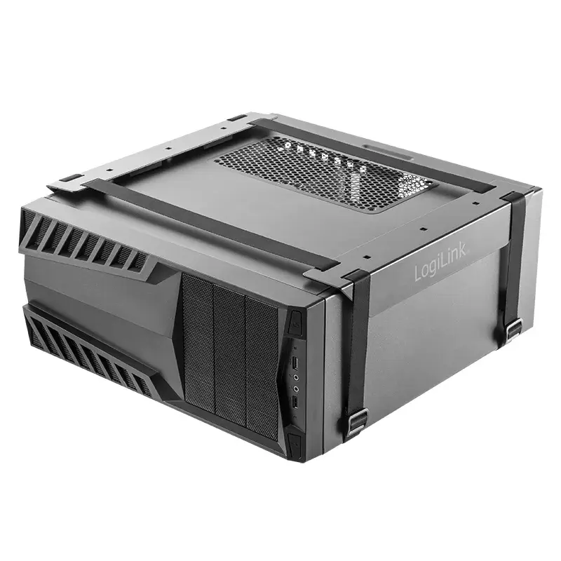 Βάση CPU LOGILINK EO0009 — ρυθμιζόμενη βάση πύργου επιτραπέζιου από ατσάλι, μαύρο, RoHS