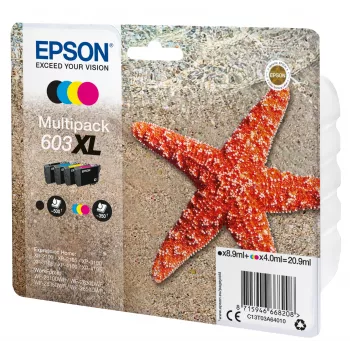 Epson C13T03A64010 μελανοδοχείο 1 τεμ. γνήσιο υψηλής (XL) διάρκειας μαύρο, κυανό, ματζέντα, κίτρινο