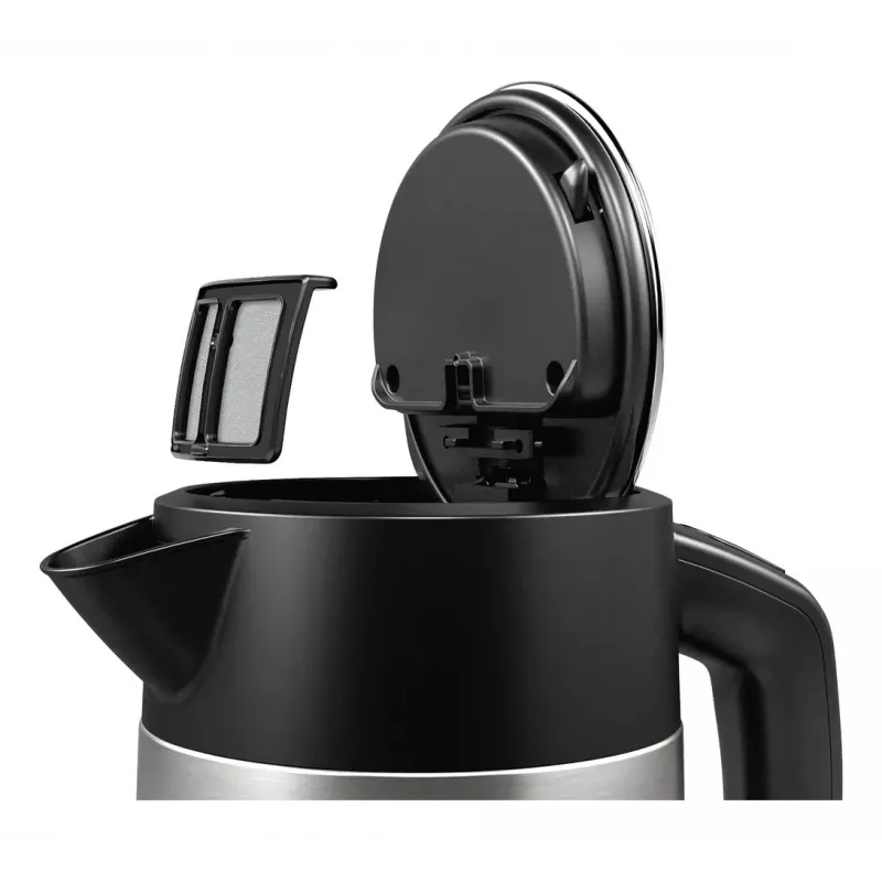 Bosch TWK4P440 βραστήρας 1.7 L 2400 W μαύρο, ανοξείδωτο ατσάλι