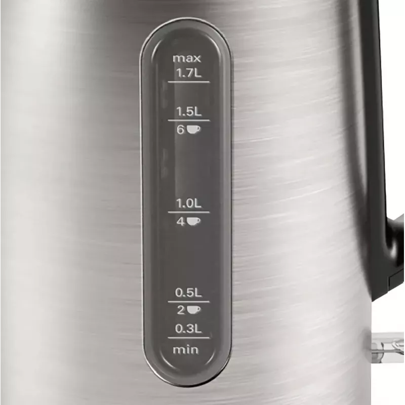 Bosch TWK4P440 βραστήρας 1.7 L 2400 W μαύρο, ανοξείδωτο ατσάλι