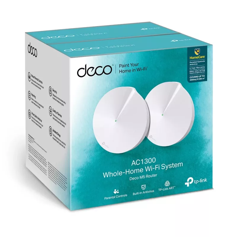 TP-Link AC1300 Deco Whole Home Mesh Wi-Fi-System, συσκευασία 2 τεμ.
