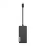Lenovo GX90T77924 σταθμός σύνδεσης — USB-C hub με HDMI 1.4, 2×USB-A 3.2 Gen1, USB‑2.0, αναγνώστη καρτών microSD, γκρι