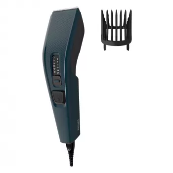 Philips HC3505/15 Hairclipper Series 3000 κουρευτική μηχανή με καλώδιο, 13 ρυθμίσεις μήκους, 0,5–23 mm, λεπίδα 41 mm, αυτοακονιζόμενες λεπίδες από ανοξείδωτο ατσάλι, μαύρη