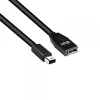 Club 3D CAC-1121 καλώδιο επέκτασης Mini DisplayPort σε DisplayPort 1.4, 8K60Hz, DSC 1.2, HBR3, HDR, 32AWG, M/F, 1 m (3,28 ft), μαύρο