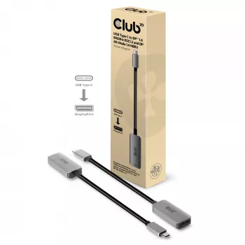 CLUB3D USB Type C σε DisplayPort 1.4 8K60Hz HBR3 Ενεργός Προσαρμογέας
