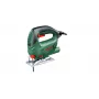 Σέγα Bosch PST 650 — 500 W, 300 W Ισχύς εξόδου, 65 mm Βάθος κοπής σε ξύλο, 4 mm σε χάλυβα, επάνω λαβή, αλλαγή λάμας χωρίς εργαλεία