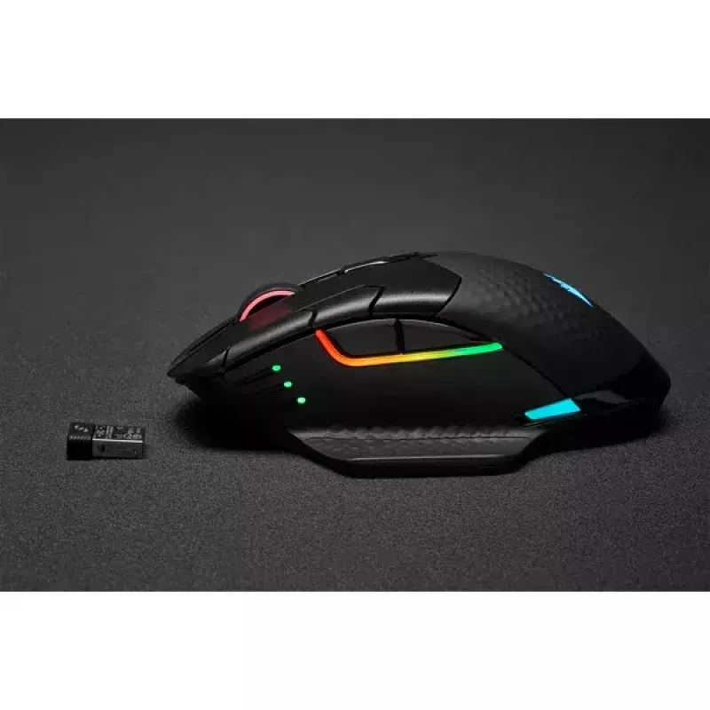 Ποντίκι Corsair DARK CORE RGB PRO RF Ασύρματο + Bluetooth + USB Type-A