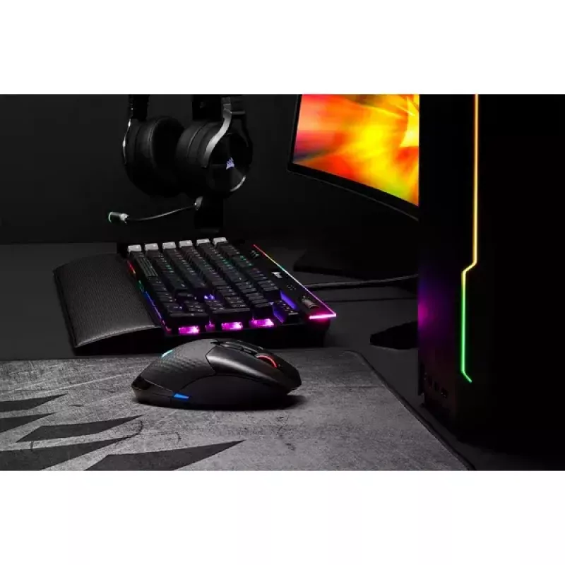 Ποντίκι Corsair DARK CORE RGB PRO RF Ασύρματο + Bluetooth + USB Type-A