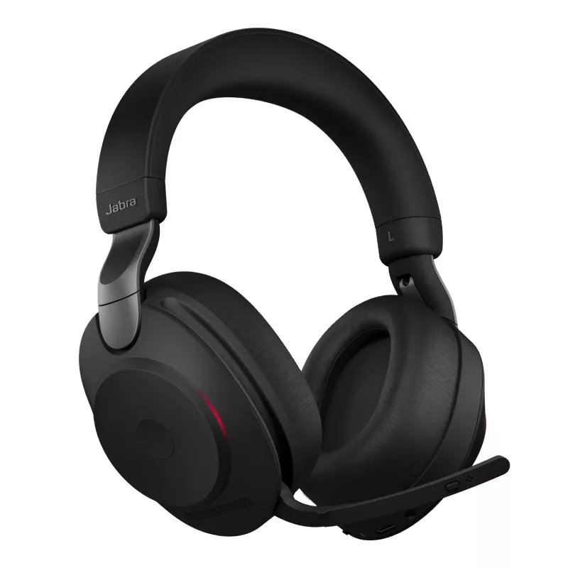 Jabra Evolve2 85 - Link380c UC Stereo Stand, Μαύρο