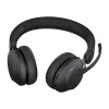 Headset Jabra Evolve2 65 USB-A Μαύρο MS Φορτιστής Stand Stereo