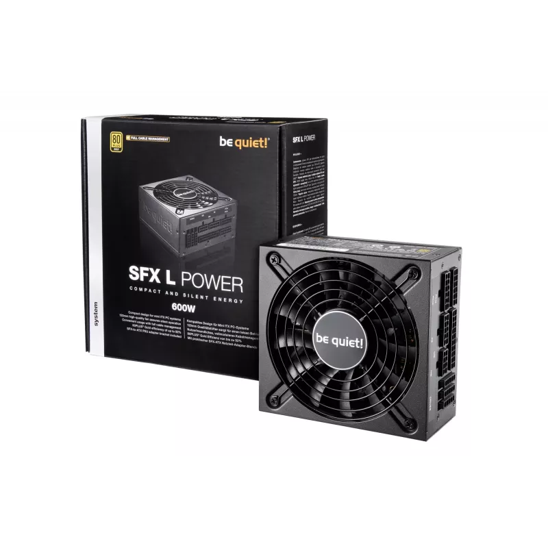 be quiet! SFX L Power Τροφοδοτικό 600 W 20+4 pin ATX Μαύρο