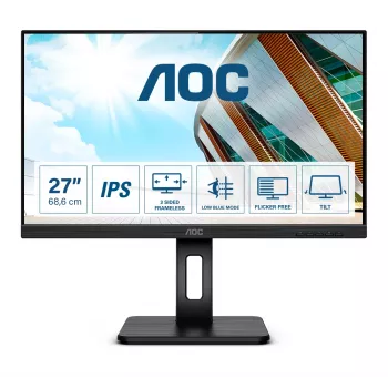 AOC P2 27P2Q Οθόνη υπολογιστή 68,6 cm (27 ίντσες) 1920 x 1080 Pixel Full HD LED Μαύρο