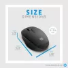HP Dual Mode Black Mouse 300, δεξιόχειρας, οπτικό, RF Wireless, 3600 DPI, μαύρο