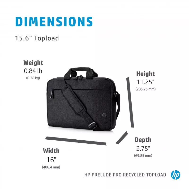 Χαρτοφύλακας HP Prelude Pro 15,6 ίντσες ανακυκλωμένο Toploader