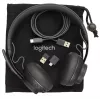 Logitech Zone Wireless MS 981-000854 ακουστικά Bluetooth, on-ear, ενεργή ακύρωση θορύβου, ασύρματη φόρτιση Qi, Microsoft Teams, γραφίτης