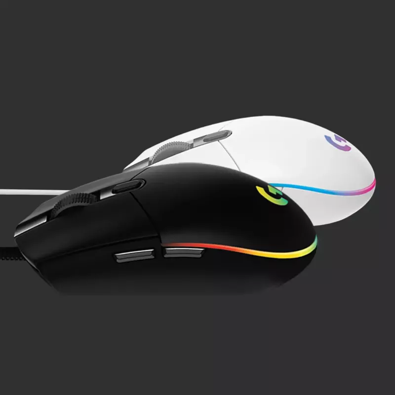 LOGITECH G203 Lightsync Ποντίκι gaming USB Μαύρο