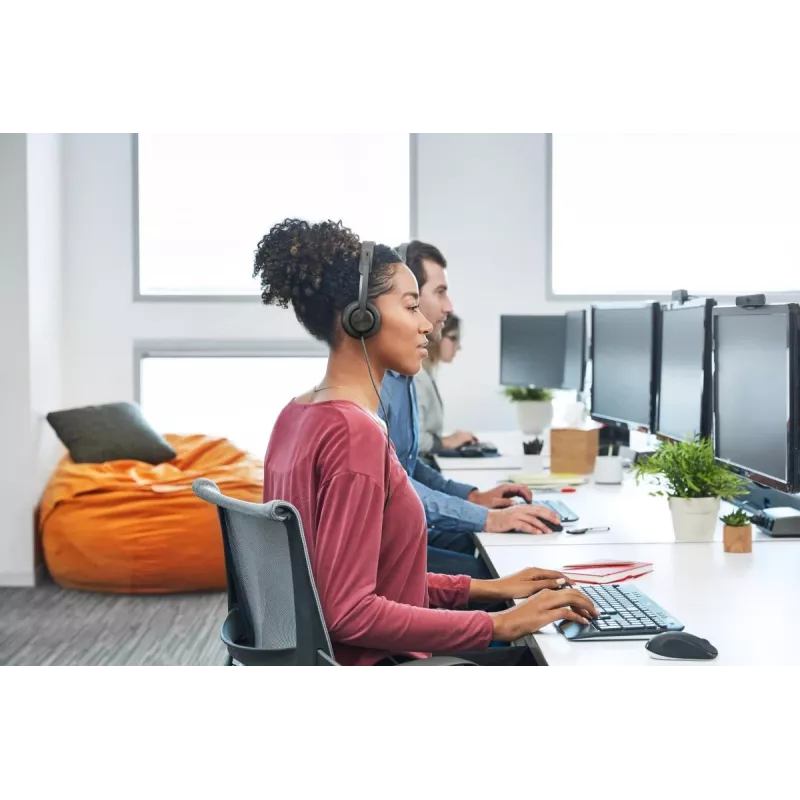 LOGITECH Zone Wired - USB-C / USB-A - Headset - UC Zone - Μαύρο