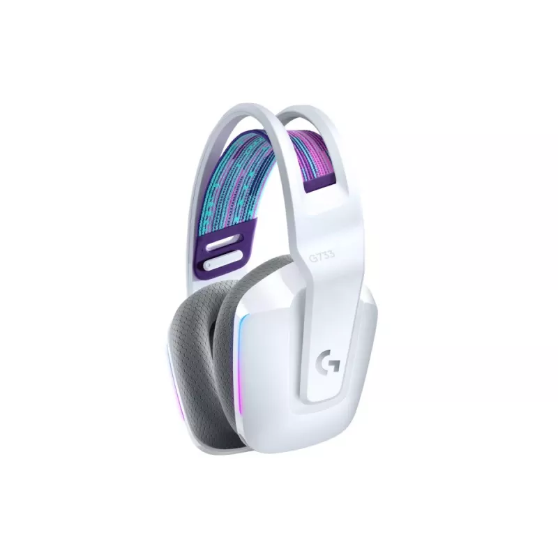 LOGITECH G733 Lightspeed Ασύρματο RGB Gaming Headset Λευκό
