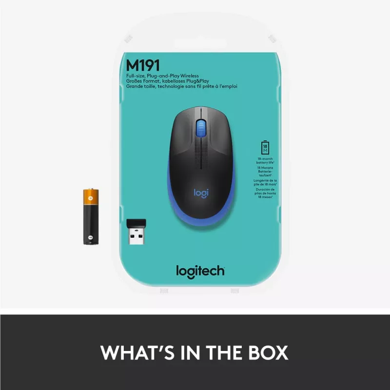 Ποντίκι Logitech M190 Ασύρματο USB