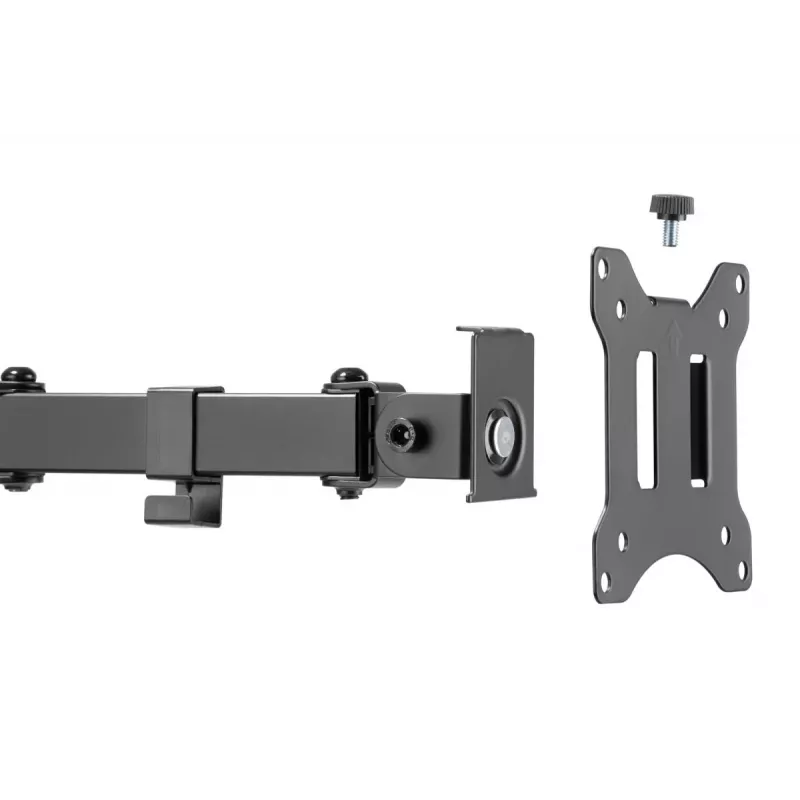 DIGITUS Universal Single Monitor Clamp Mount 17-32in 8kg (max.) Μαύρο