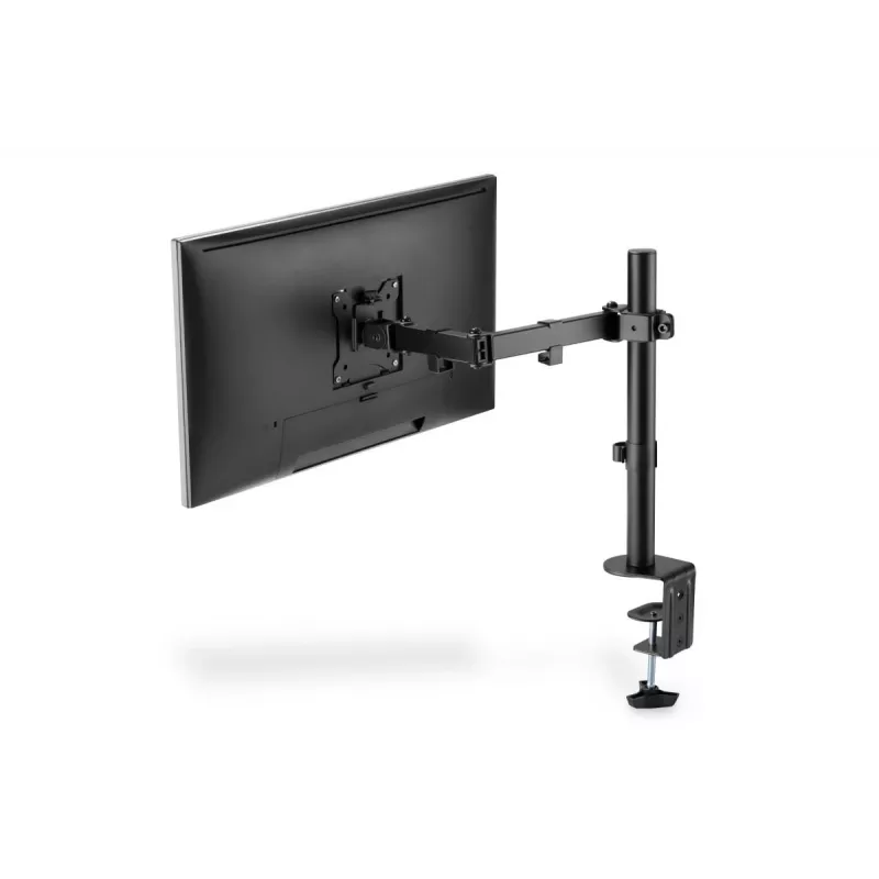 DIGITUS Universal Single Monitor Clamp Mount 17-32in 8kg (max.) Μαύρο