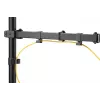 DIGITUS Universal Single Monitor Clamp Mount 17-32in 8kg (max.) Μαύρο