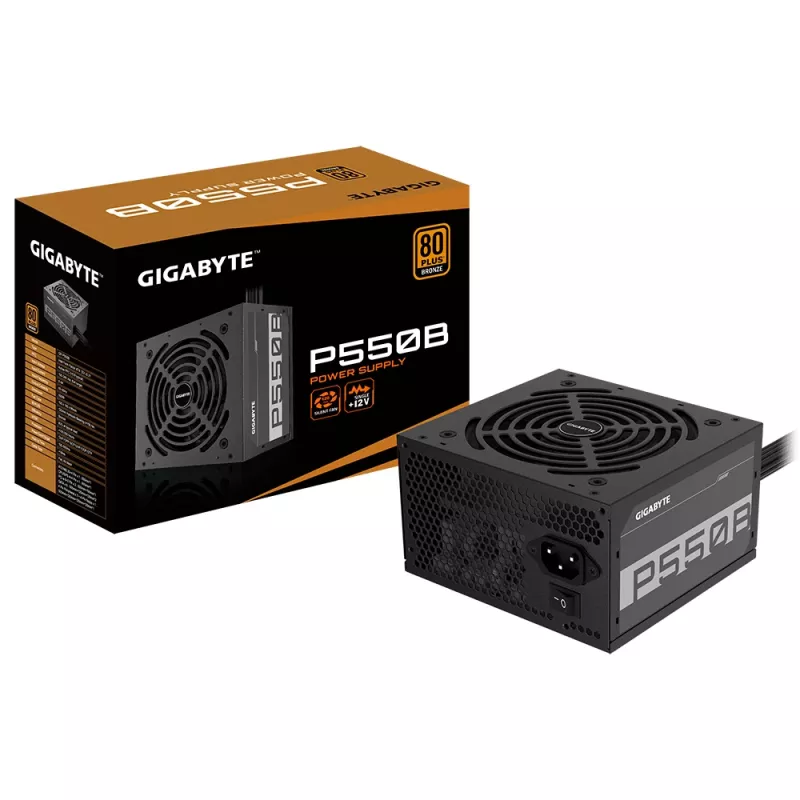 GIGABYTE P550B τροφοδοτικό 550 W 20+4-pin ATX ATX μαύρο