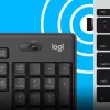 Logitech MK295 Silent Wireless Combo πληκτρολόγιο RF Wireless QWERTY US International μαύρο