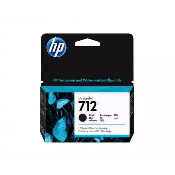 HP 712 38 ml Μαύρο μελανοδοχείο DesignJet