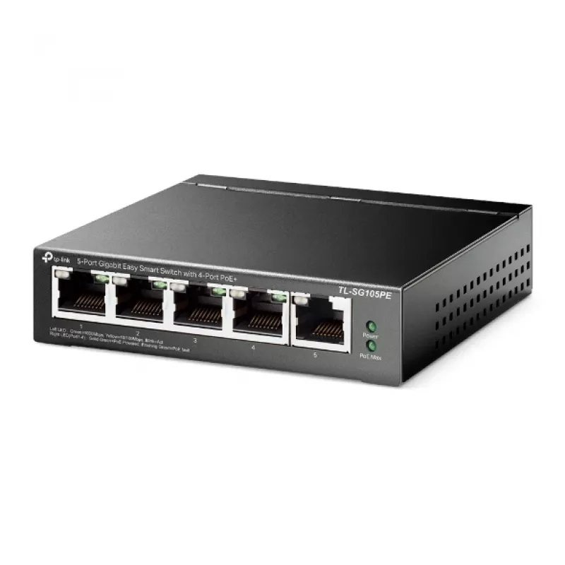 TP-Link 5-Port Gigabit Easy Smart PoE Switch με 4-Port PoE+