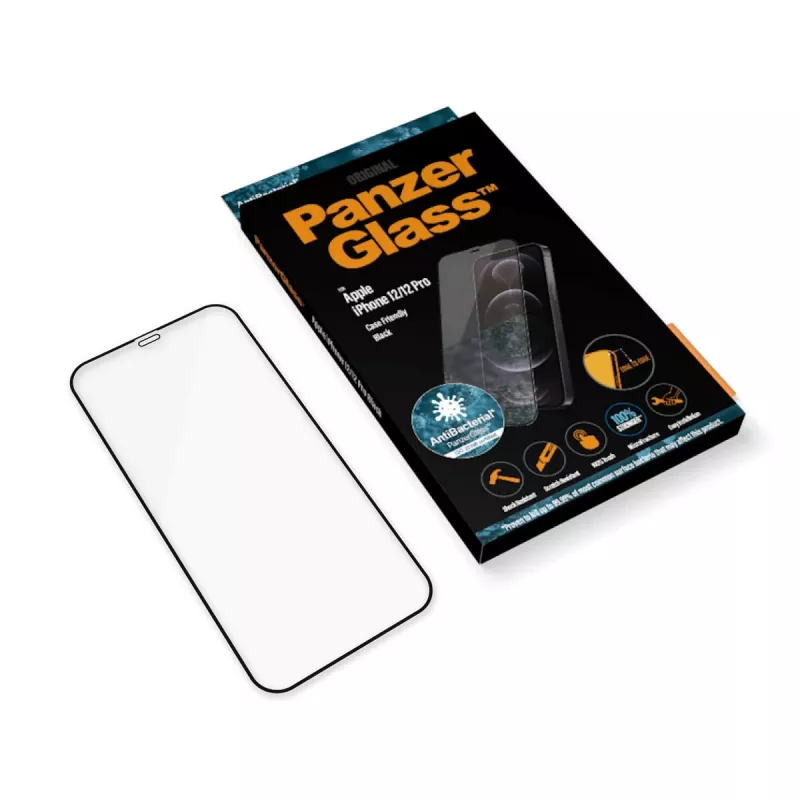 PanzerGlass ® Μεμβράνη προστασίας οθόνης iPhone 12 | 12 Pro | Edge-to-Edge
