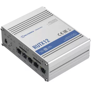 TELTONIKA Rutx12 4G LTE CAT6 Dualband Wi-Fi Βιομηχανικός router