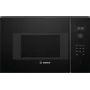 Εντοιχιζόμενος φούρνος μικροκυμάτων solo Bosch Serie 6 BFL524MB0 — 800 W, 20 L, Grill, Αφής & περιστροφικός διακόπτης, μαύρο