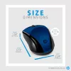 HP Wireless Mouse 220 (Lumiere Blue), αμφιδέξιο, RF Wireless, Μπλε