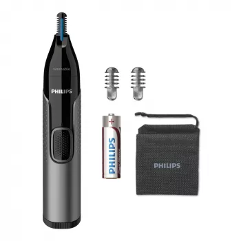Philips Σειρά 3000 Trimmer μύτης Σειρά 3000 NT3650/16 πλενόμενο trimmer μύτης, αυτιών και φρυδιών με 2 εξαρτήματα χτένας