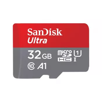SanDisk 32GB Ultra microSDHC UHS-I κάρτα μνήμης με αντάπτορα – 98MB/s, C10, U1, Full HD, A1