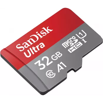 SanDisk 32GB Ultra microSDHC UHS-I κάρτα μνήμης με αντάπτορα – 98MB/s, C10, U1, Full HD, A1